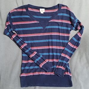 Striped lightweight sweater